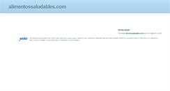 Desktop Screenshot of alimentossaludables.com